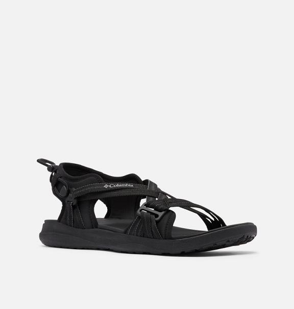 Columbia PFG Sandals Black Grey For Women's NZ7258 New Zealand